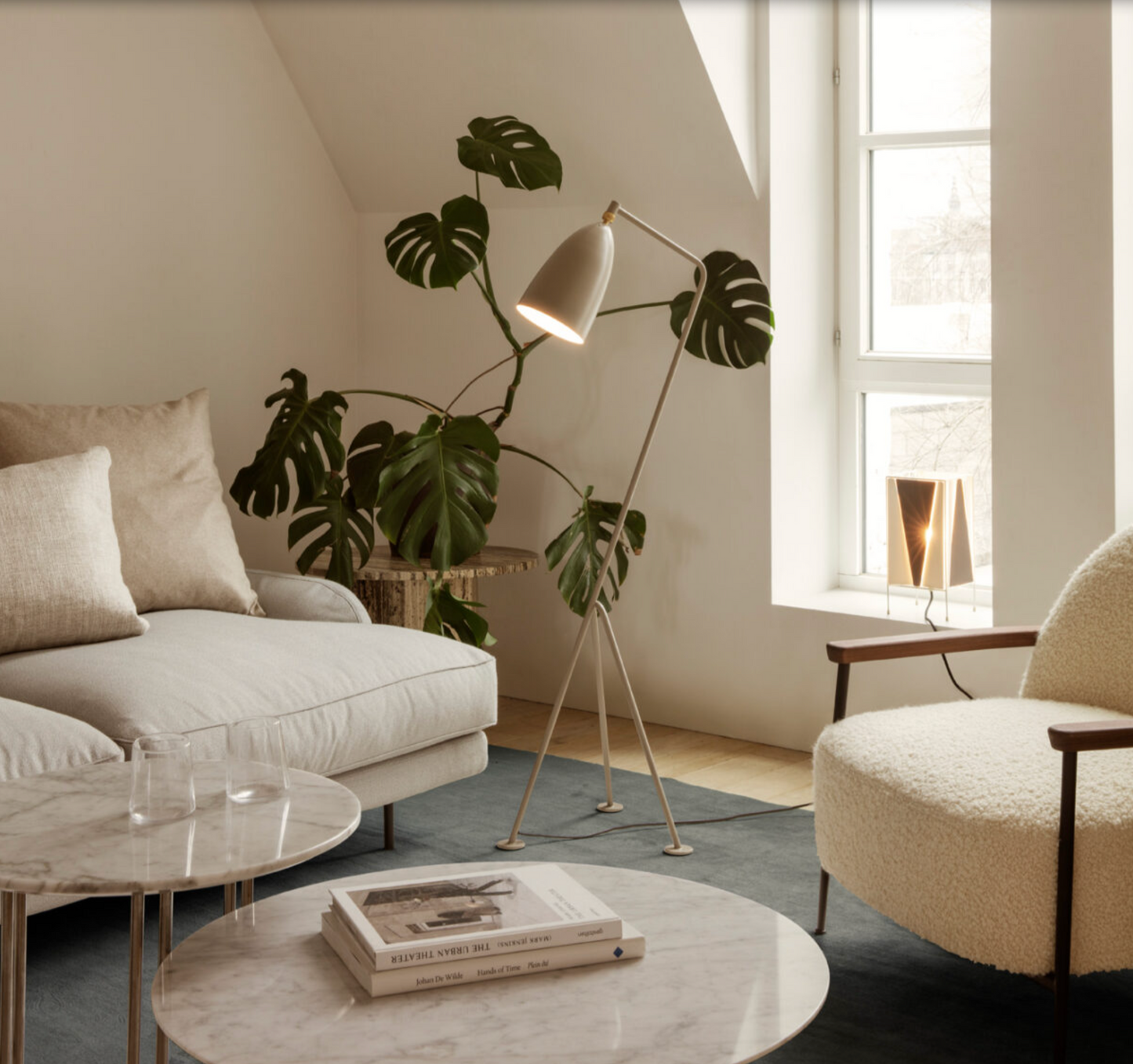 Grasshopper Style Floor Lamp