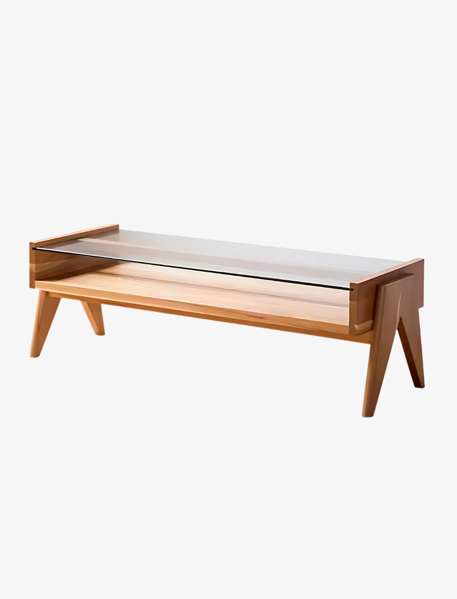 Nordic Glass-Top Table
