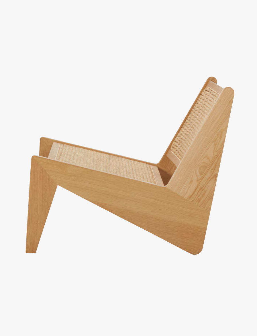 WOOD RATTAN WOVEN CHAIR
