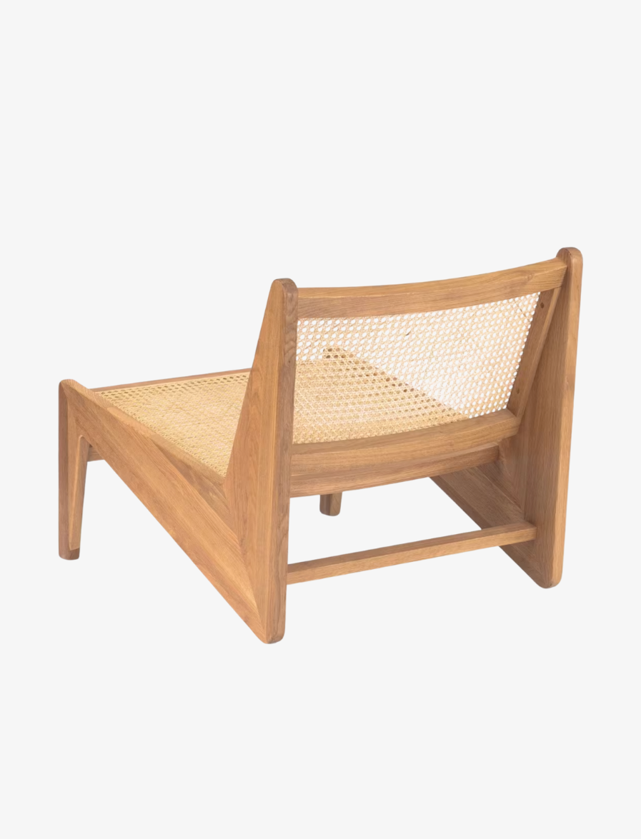 WOOD RATTAN WOVEN CHAIR