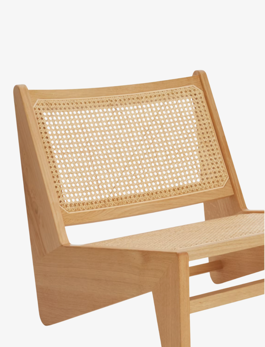 WOOD RATTAN WOVEN CHAIR