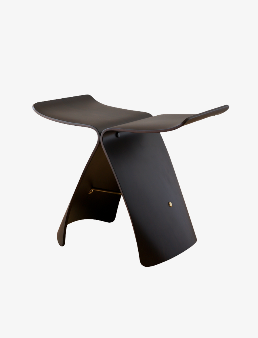 Butterfly Wood Stool