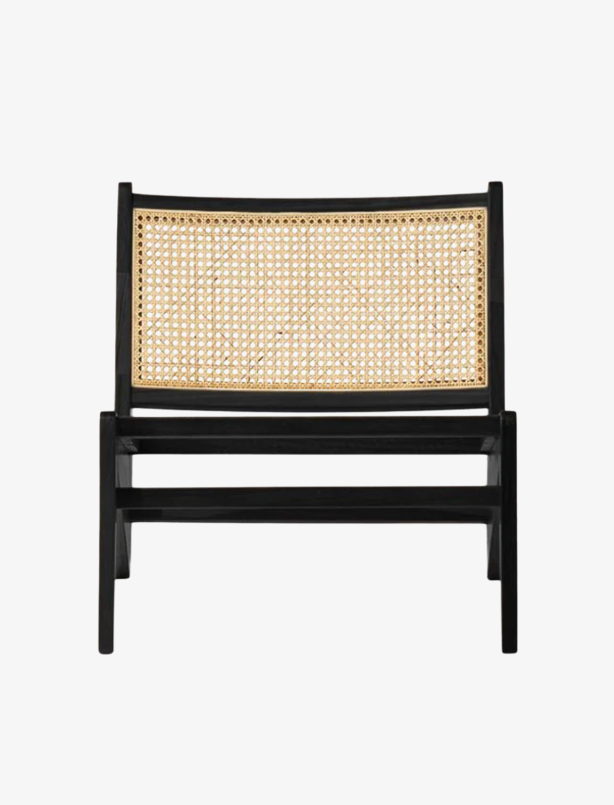 WOOD RATTAN WOVEN CHAIR