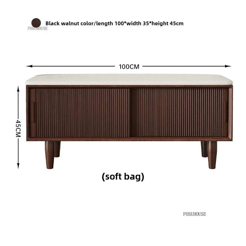European Oak Slide Bench