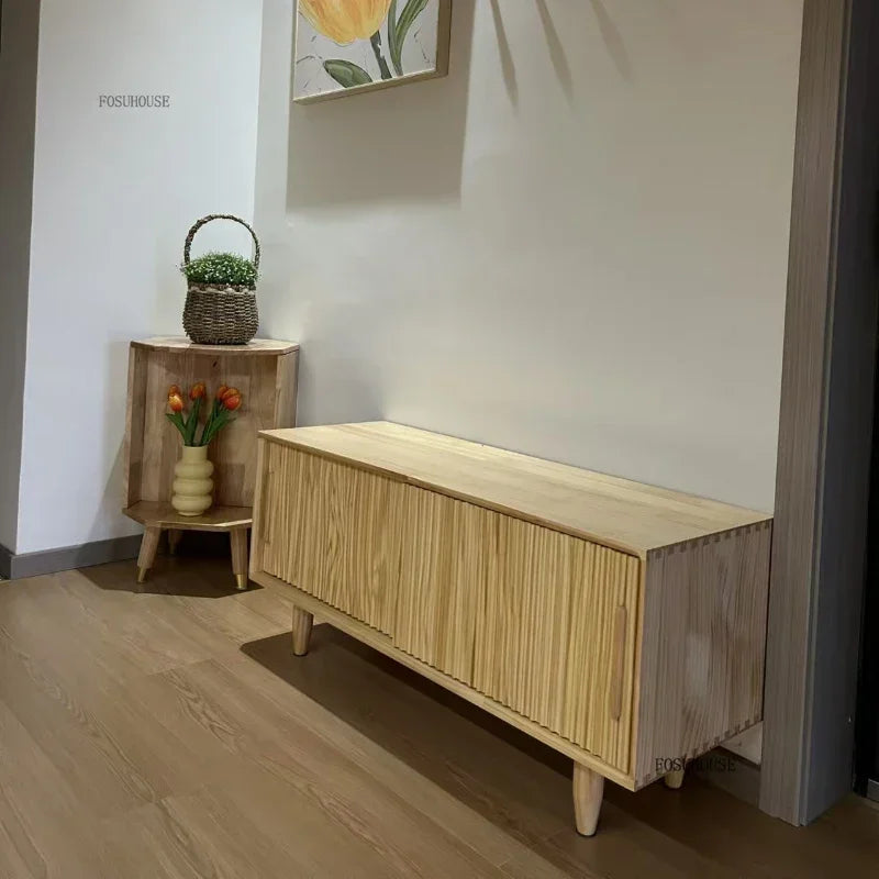 European Oak Slide Bench