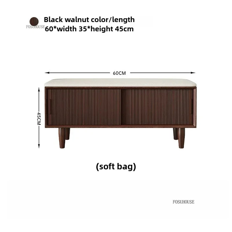 European Oak Slide Bench