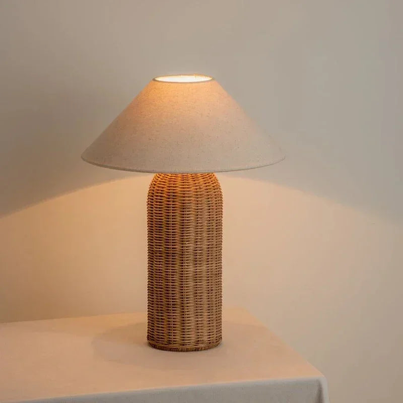 Rattan Serenity Lamp