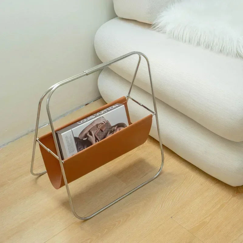 Leather Frame Rack