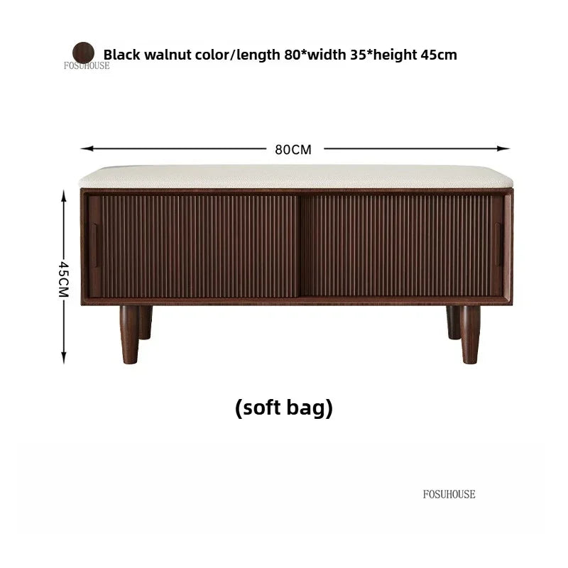 European Oak Slide Bench
