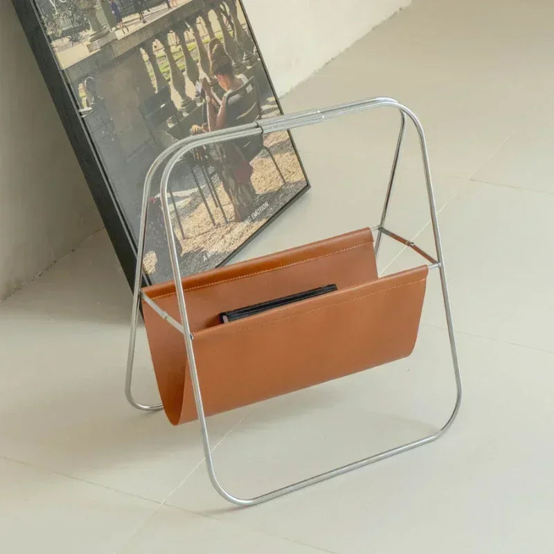 Leather Frame Rack