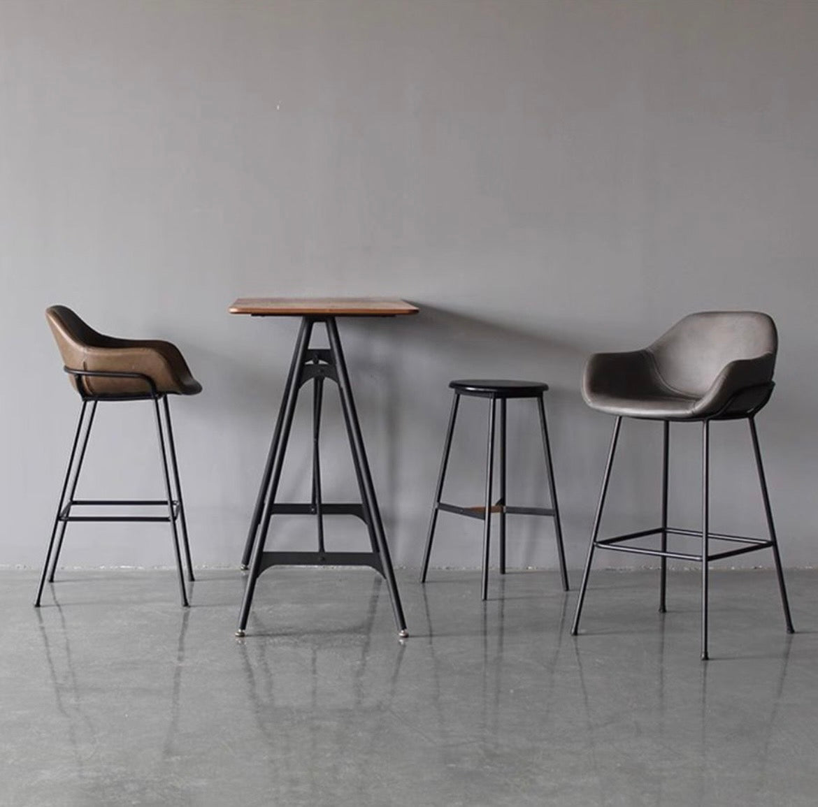 Leather Bar Stool