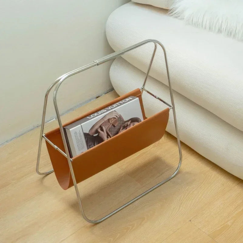Leather Frame Rack