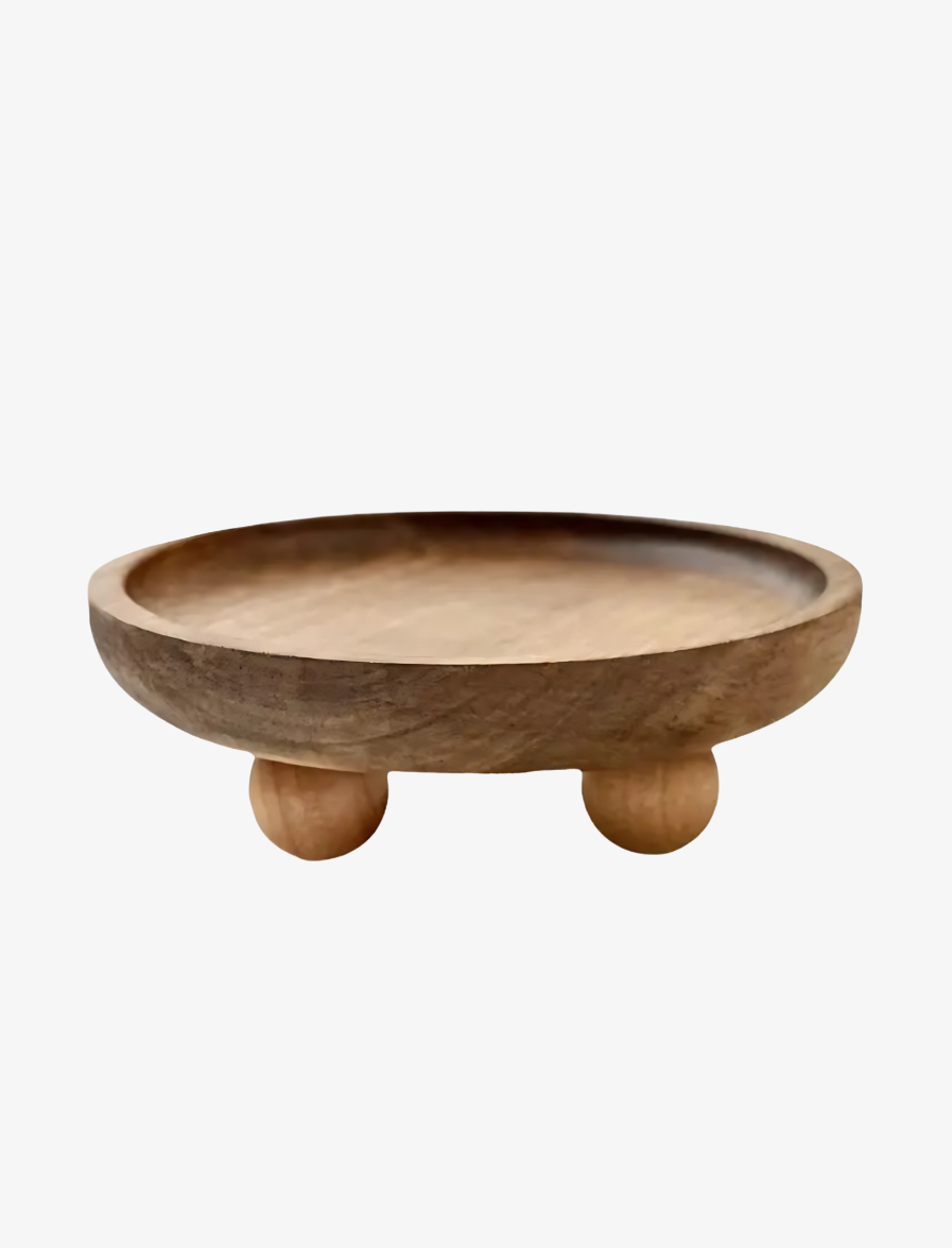WOODEN OVAL TRAY