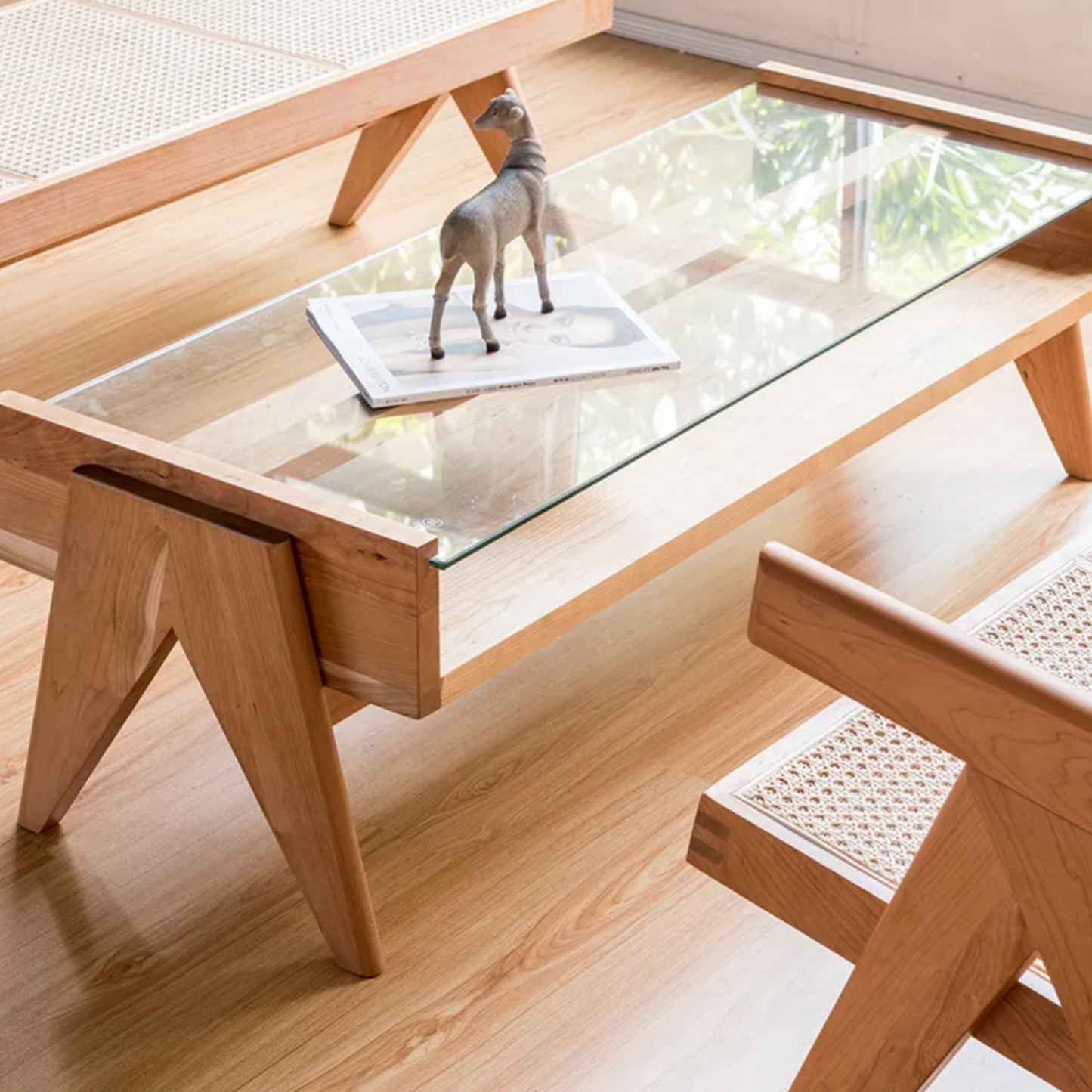Nordic Glass-Top Table
