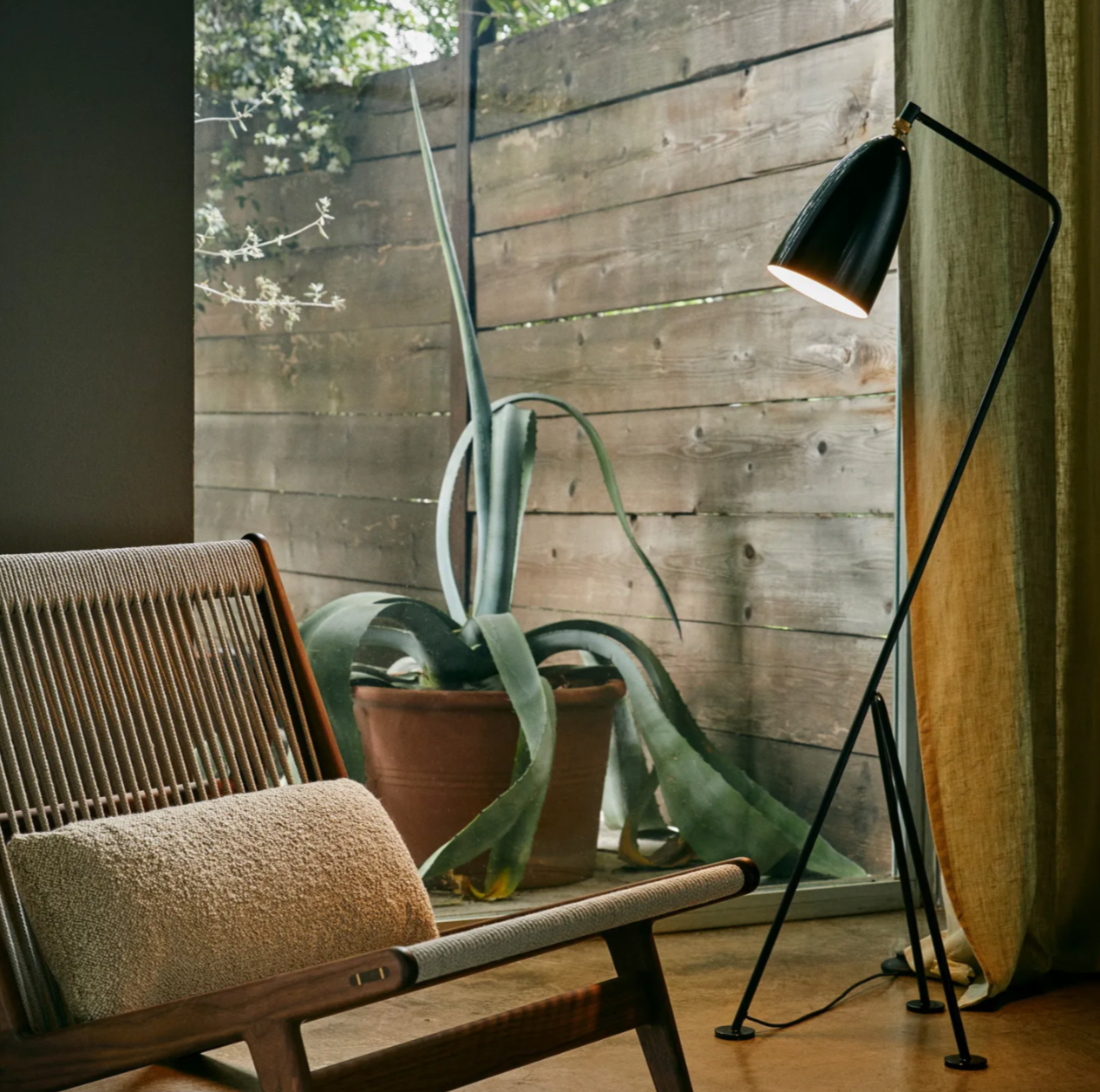 Grasshopper Style Floor Lamp