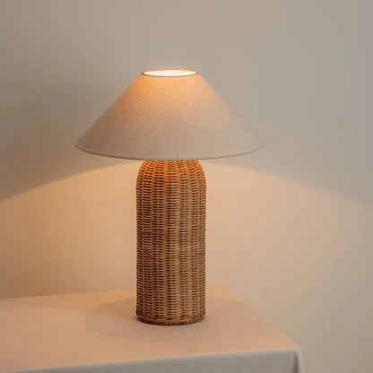 Rattan Serenity Lamp