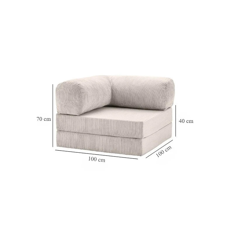 Velvet Corner Sofa