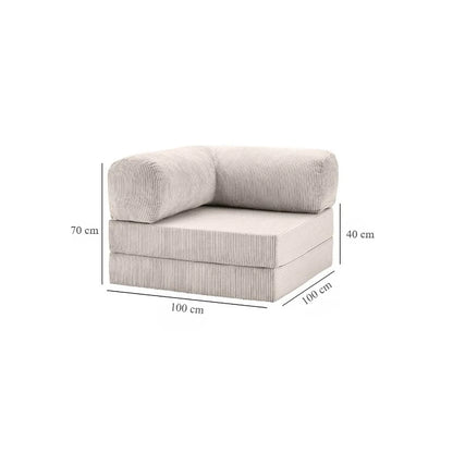 Velvet Corner Sofa