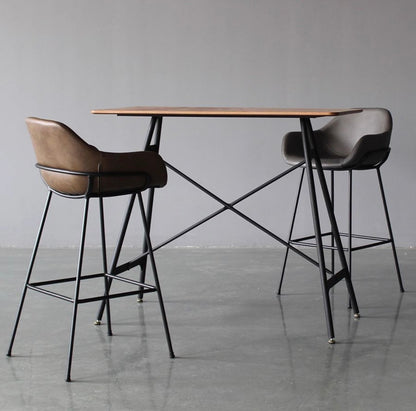 Leather Bar Stool
