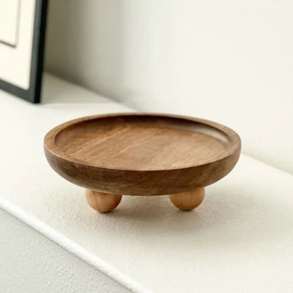 WOODEN OVAL TRAY